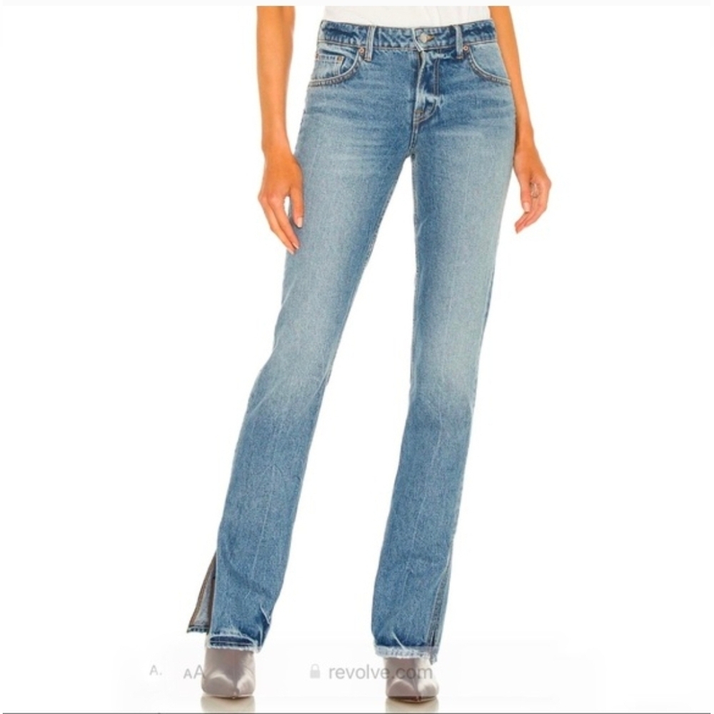 GRLFRND Hailey Low Rise Slim Boot with Slit in Divisadero 27